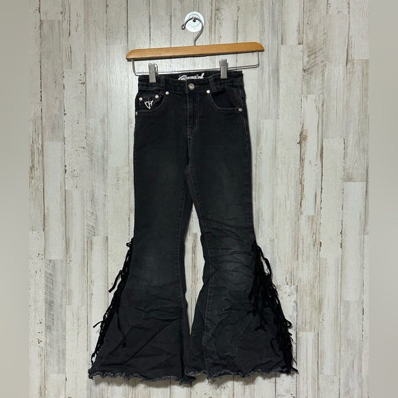 Cowgirl Hardware Flare Jeans - Picture 1 of 7